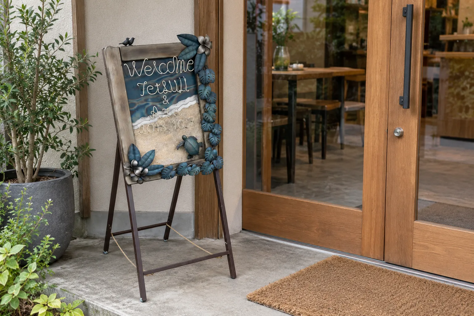 All Iron　Welcome board　Hawaiian - 使用イメージ
